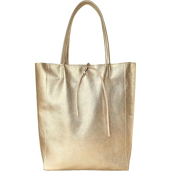 Bolso shopper BROOKLYN piel dorado