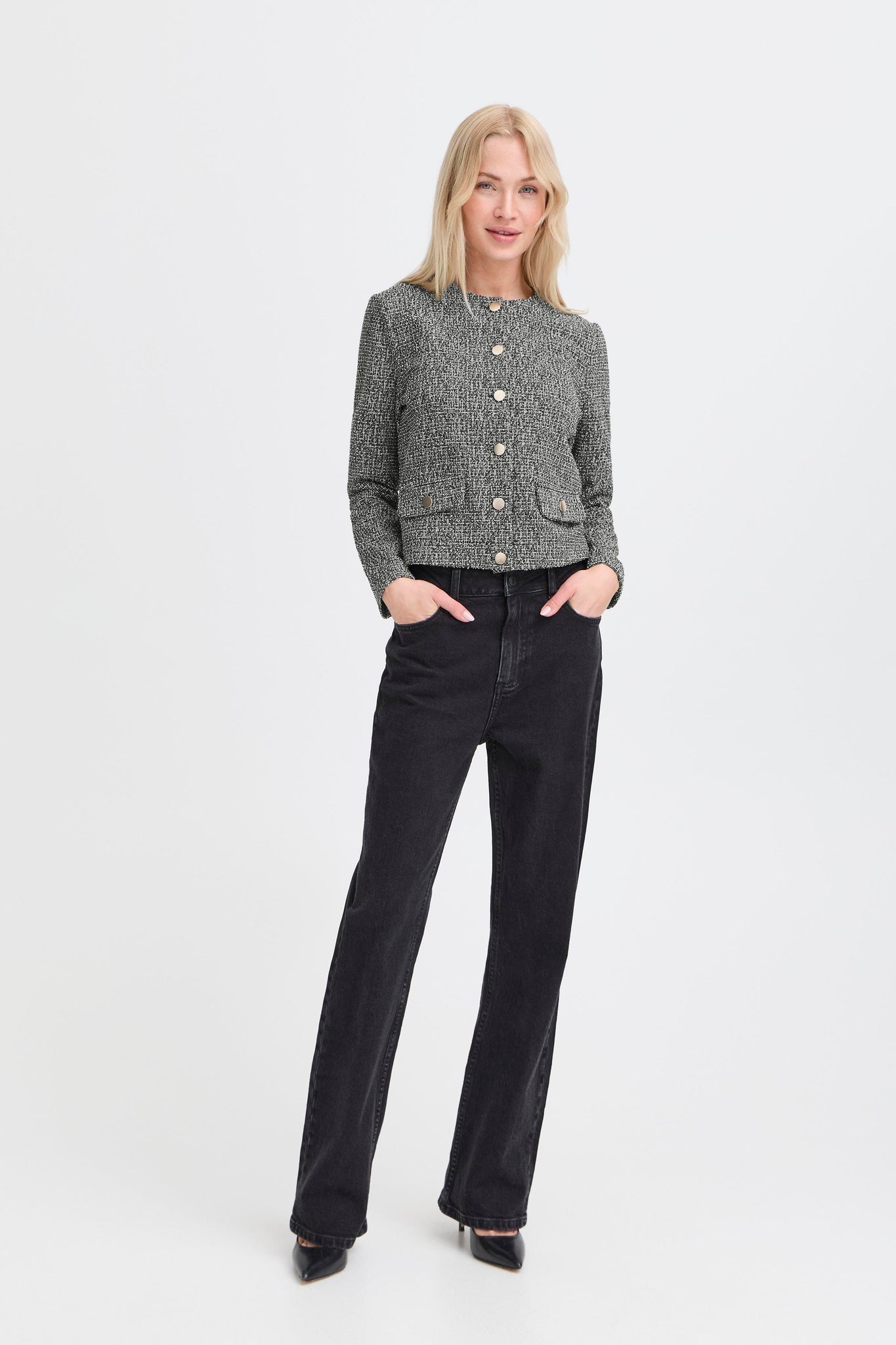 Chaqueta corta tweed BOSTON