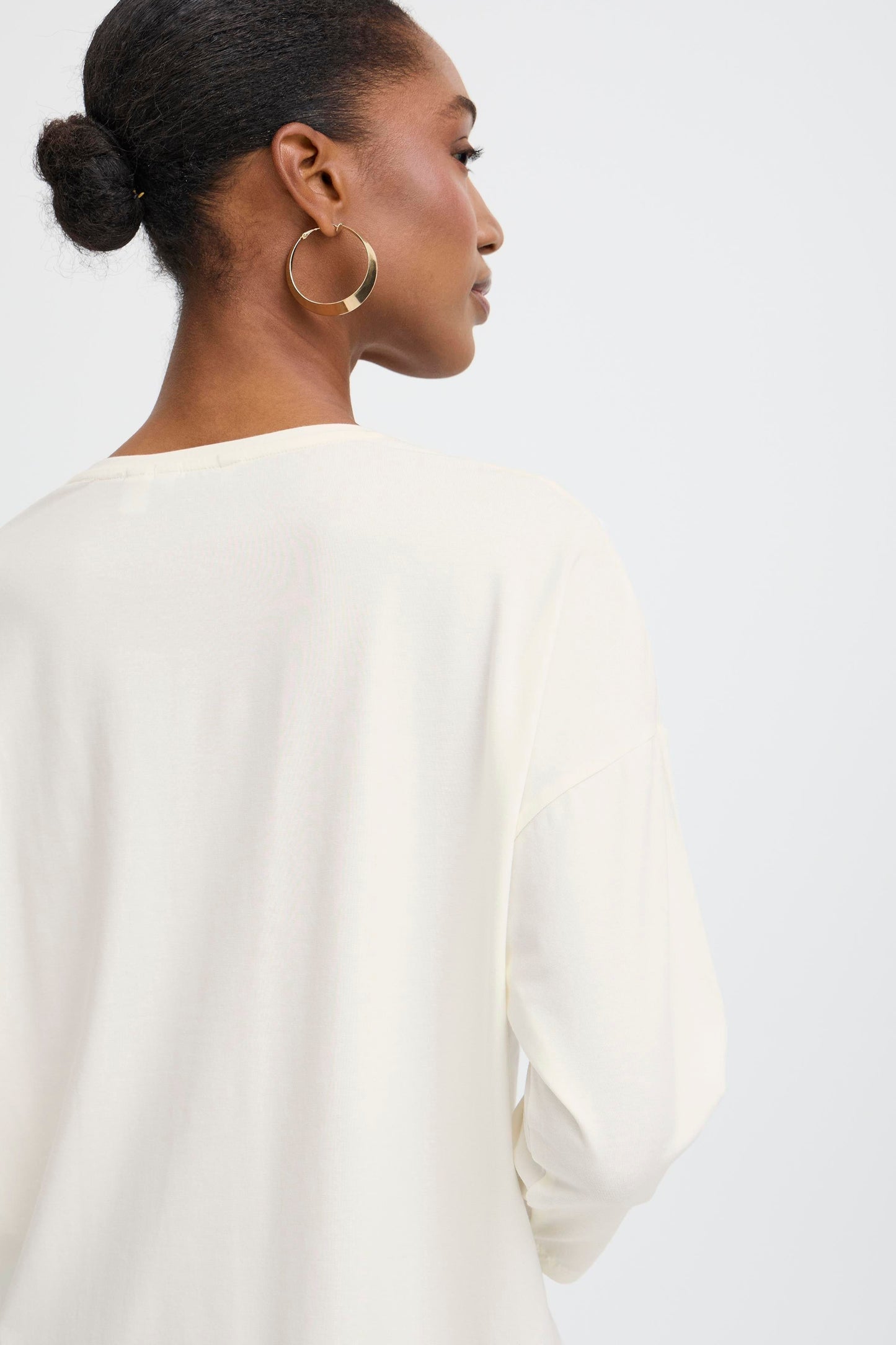 Camiseta manga 3/4 blanca BINDU