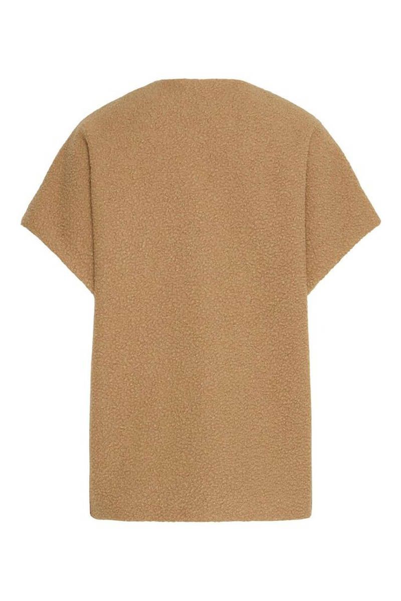 Chaquetón borreguito camel BHARTI