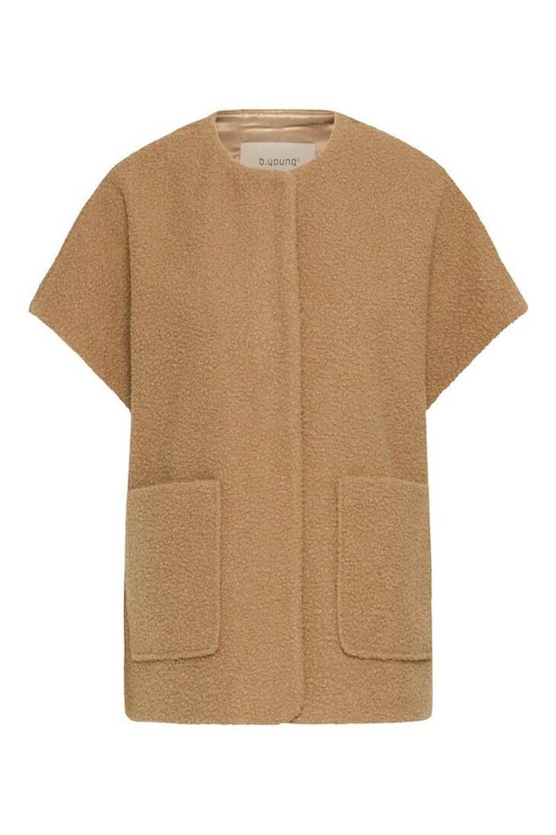Chaquetón borreguito camel BHARTI
