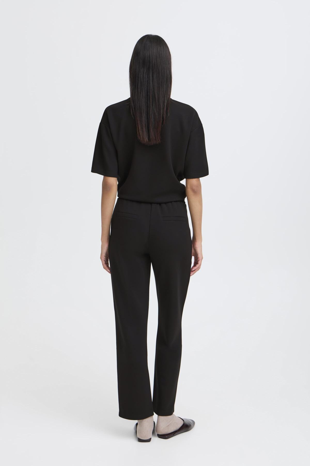 Pantalón modal negro BITAN
