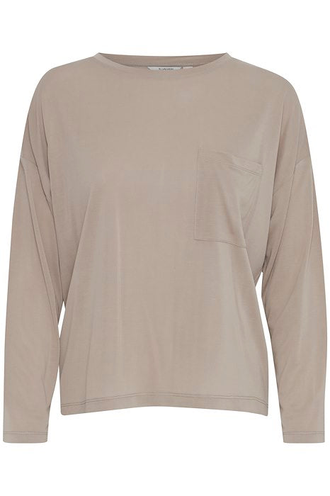 Camiseta fluida de manga larga PERL