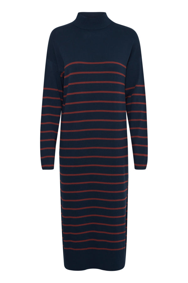 Vestido de punto a rayas SIMONE
