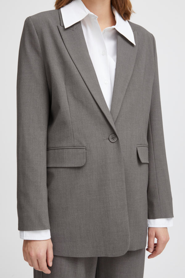 Blazer gris REBECCA