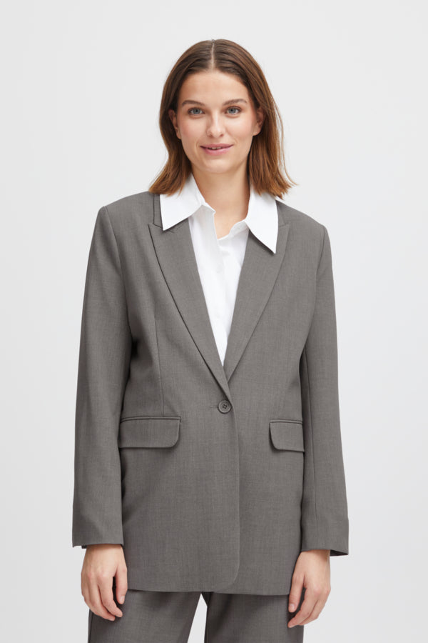 Blazer gris REBECCA