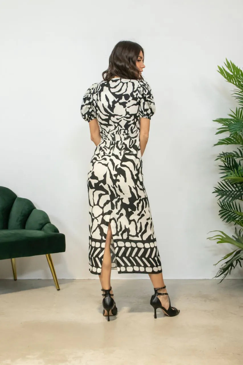 Vestido estampado CRISTINA