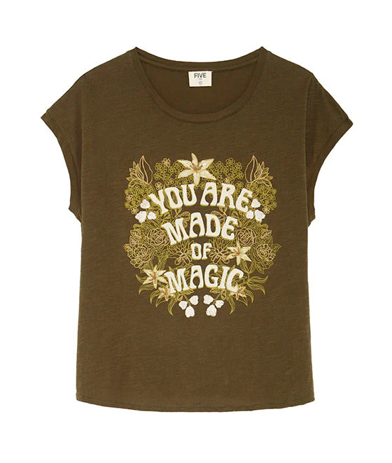 Camiseta caqui MAGIC
