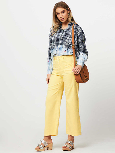 Pantalón tejano amarillo ANAIS de FIVE