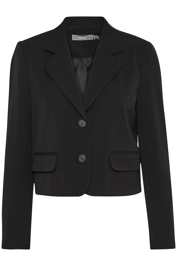 Blazer cropped negra LAURA