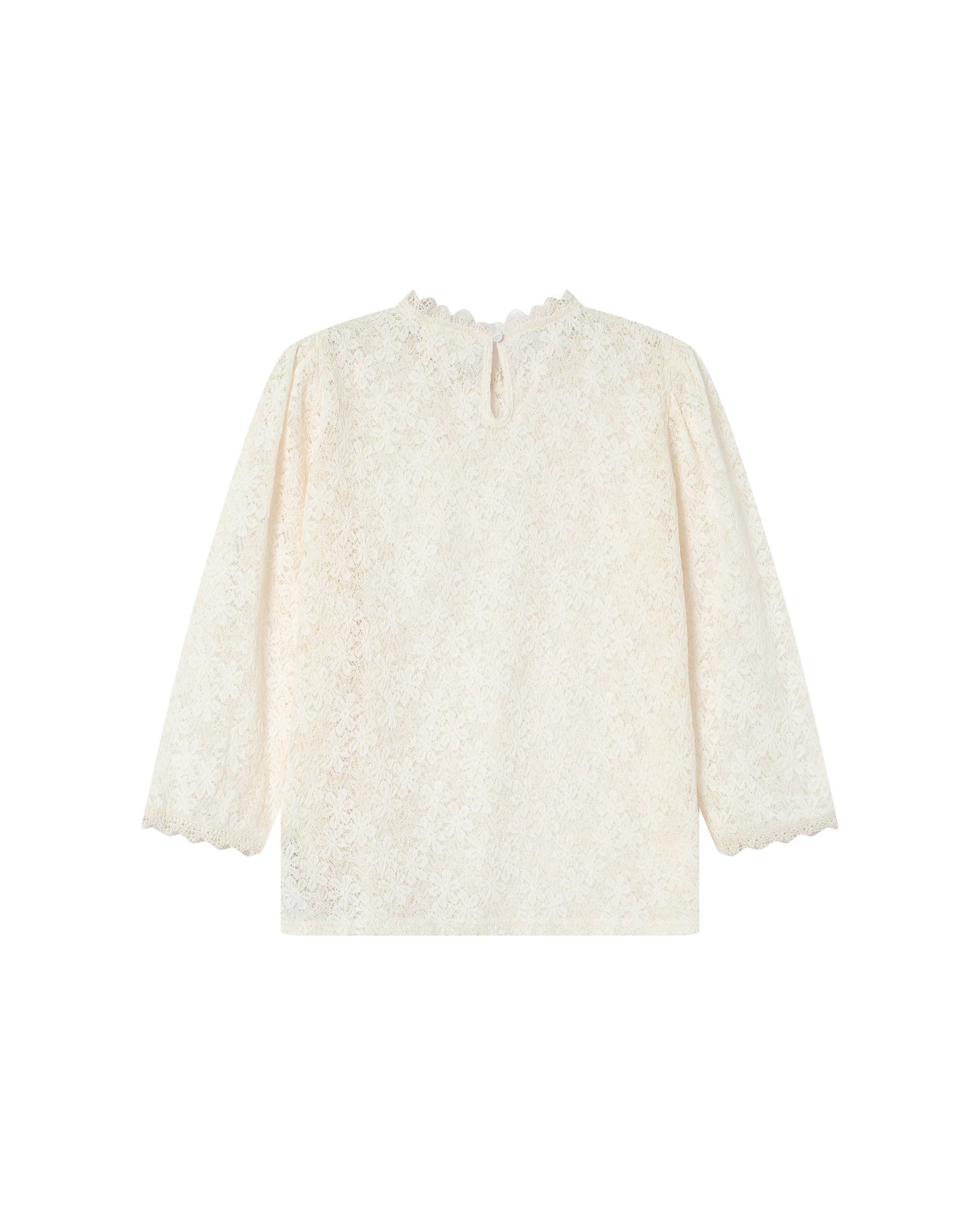 Blusa de encaje blanca BLINDA