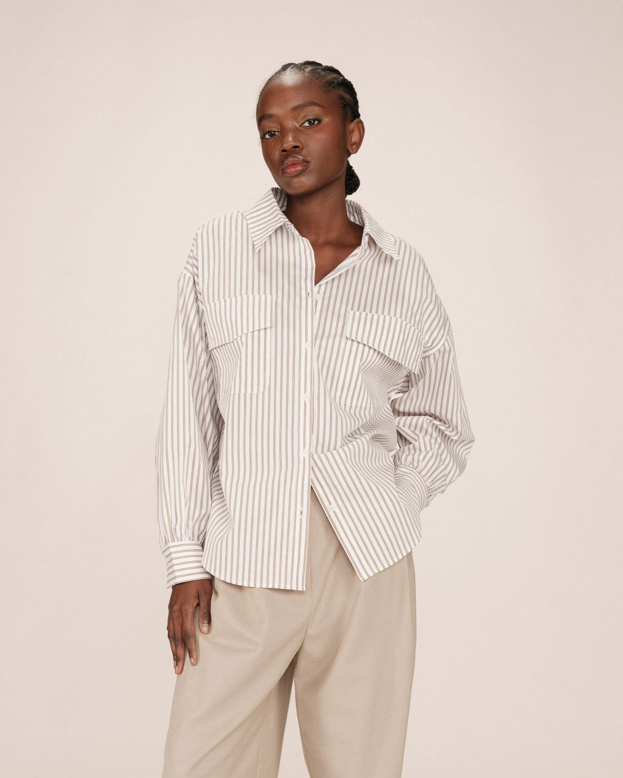 Camisa rayas oversize BINDY