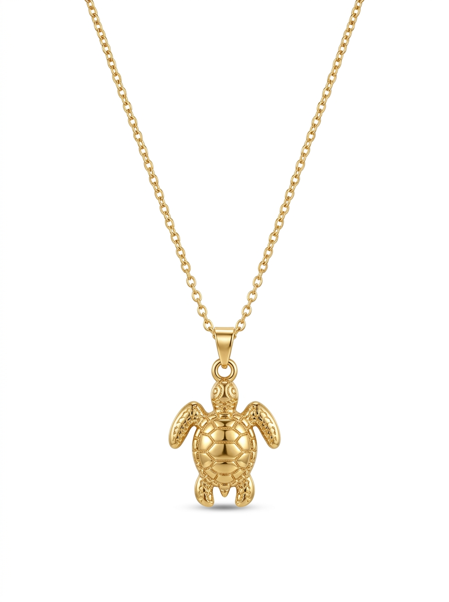 Collar medalla ACIANO tortuga