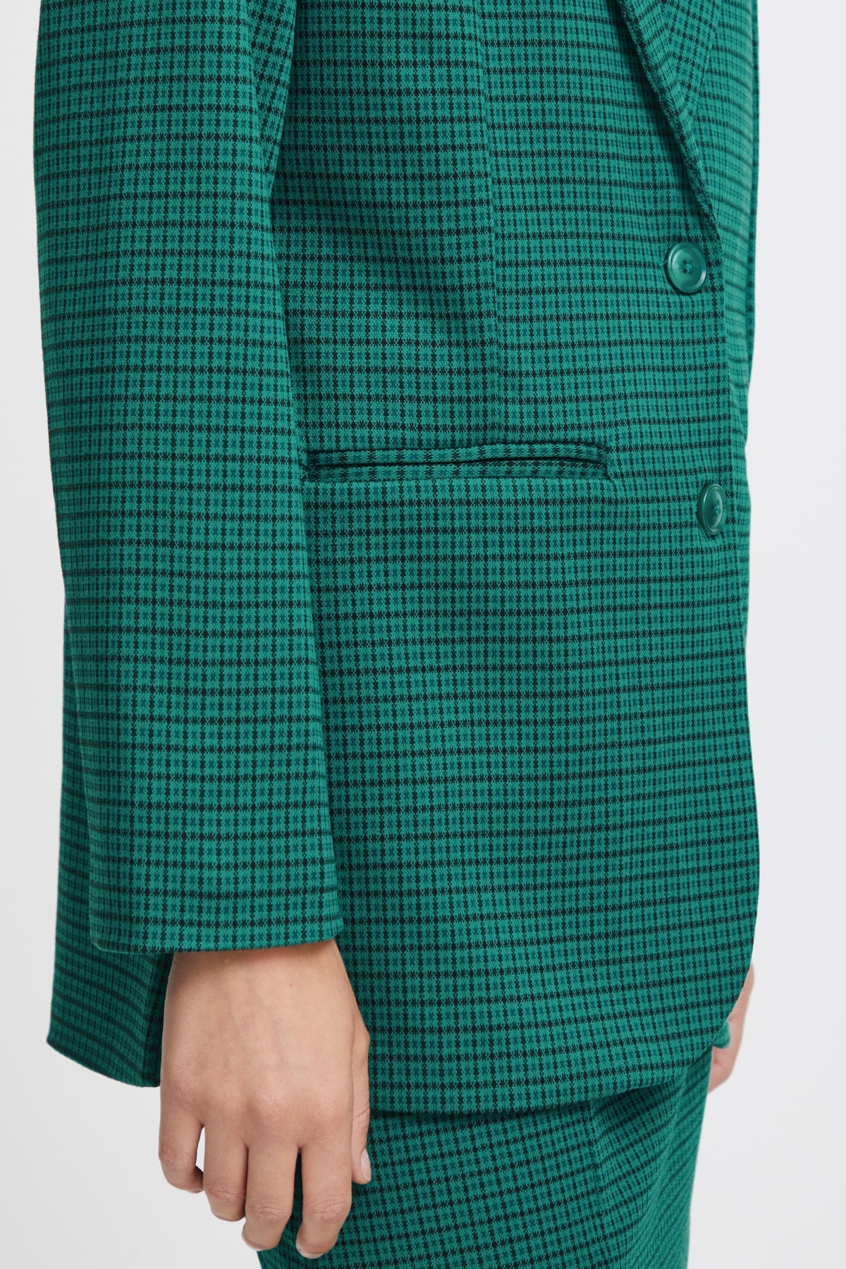 Blazer oversize verde ELEONOR