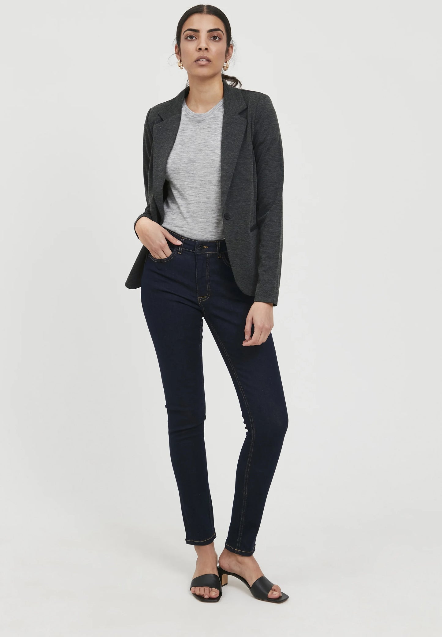 Blazer gris marengo SANDRA