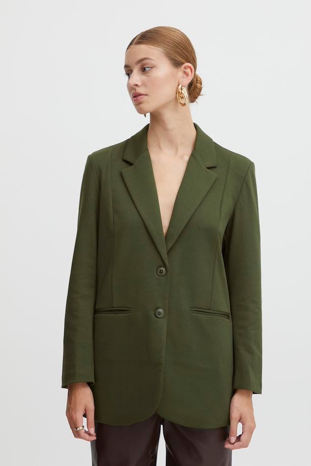 Blazer oversize kaki ANDREA