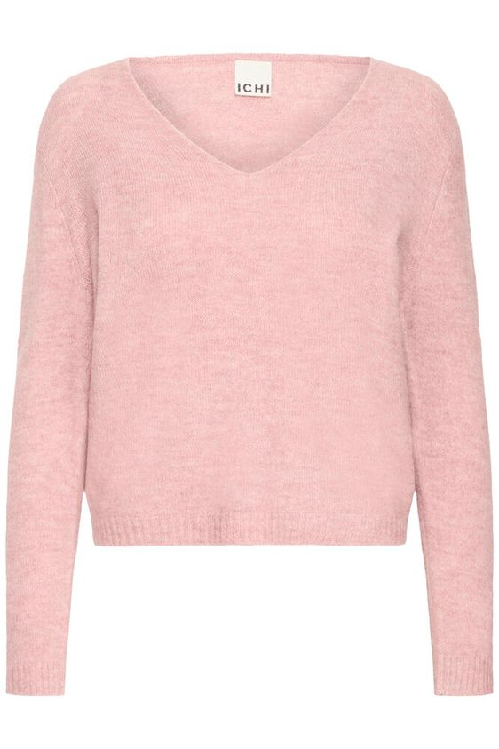 Jersey cuello pico rosa BAHITI