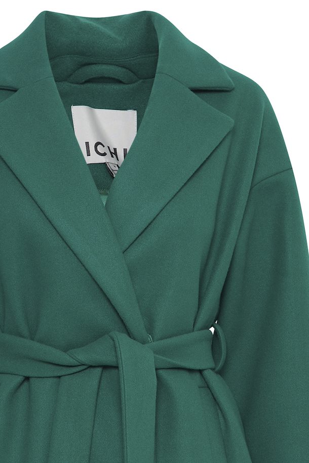 Abrigo corto verde esmeralda ALEXANDRA