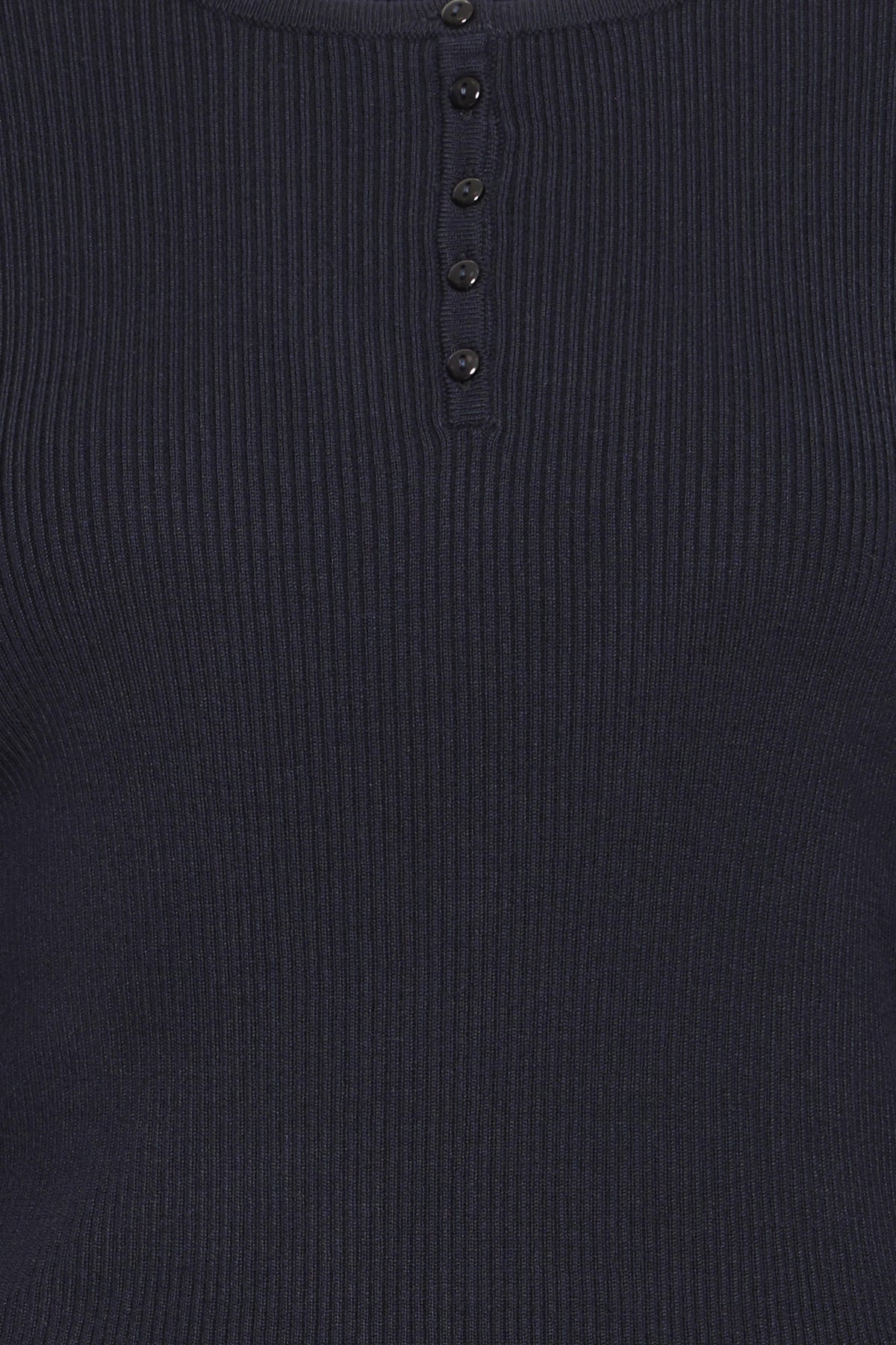 Jersey de punto canalé marino NURIA