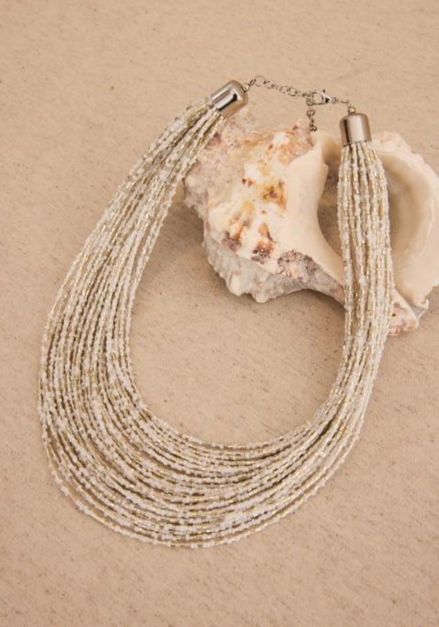 Collar multivueltas crudo CADAQUÉS