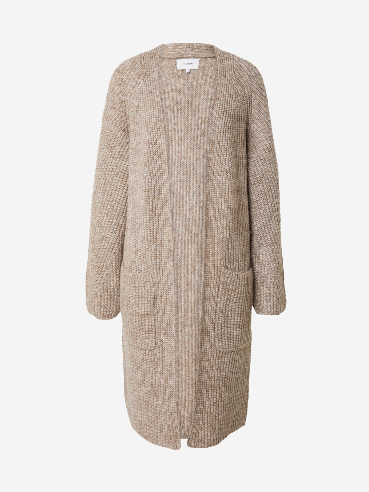 Chaqueta de lana ZINDI beige jaspeado