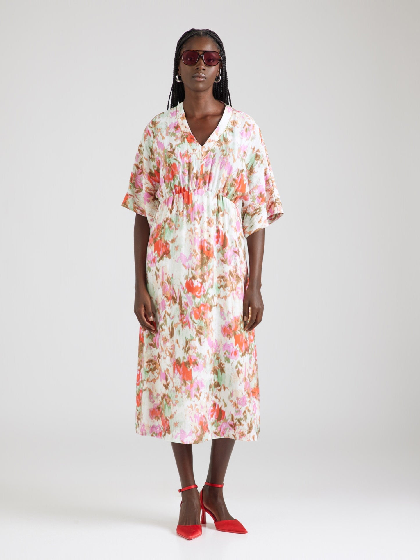 Vestido midi estampado MINNA