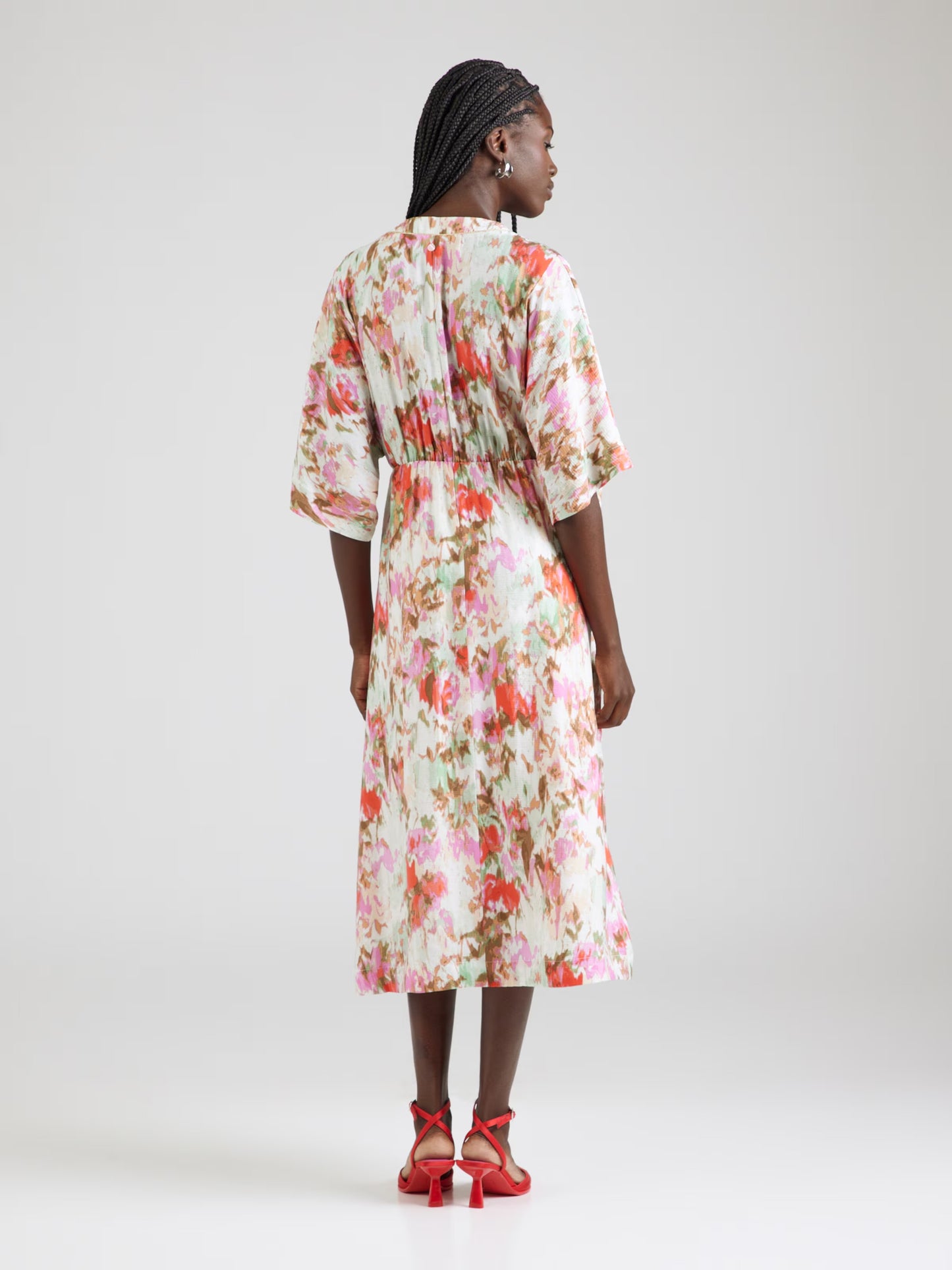 Vestido midi estampado MINNA