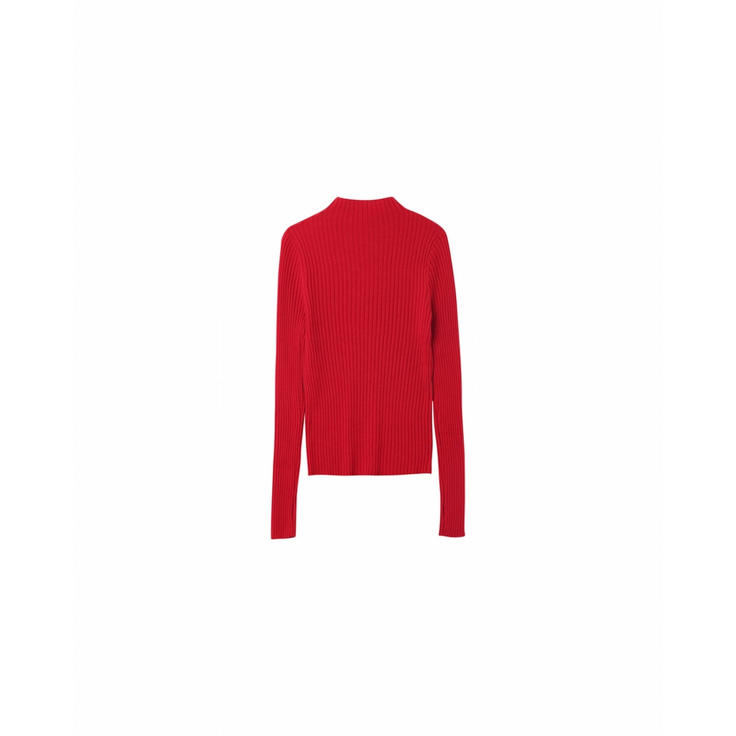 Jersey con canalé rojo NELLY