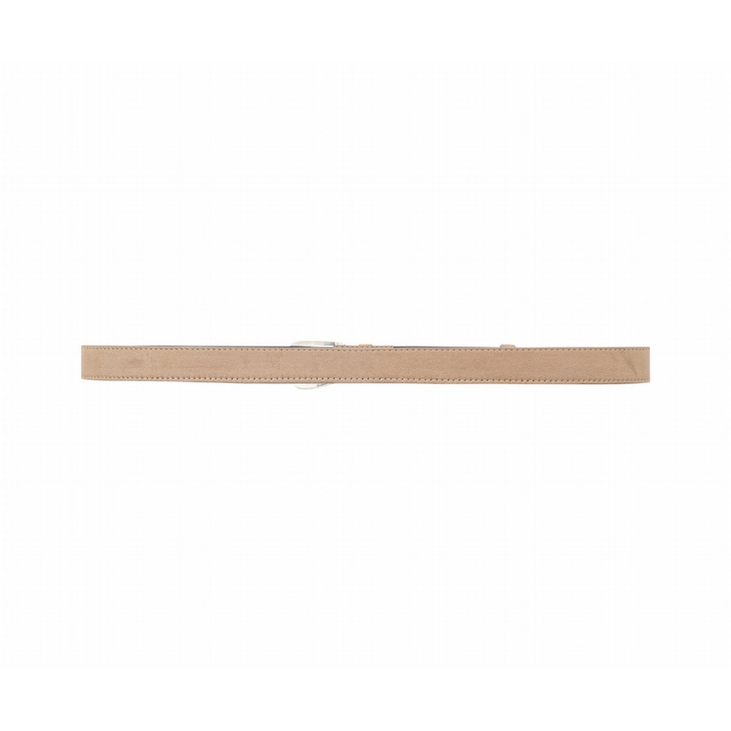 Cinturón serraje fino beige NOELIA