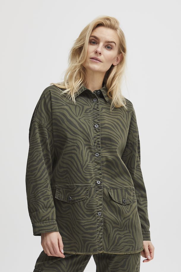 Chaqueta militar con aguila PULZ Jeans