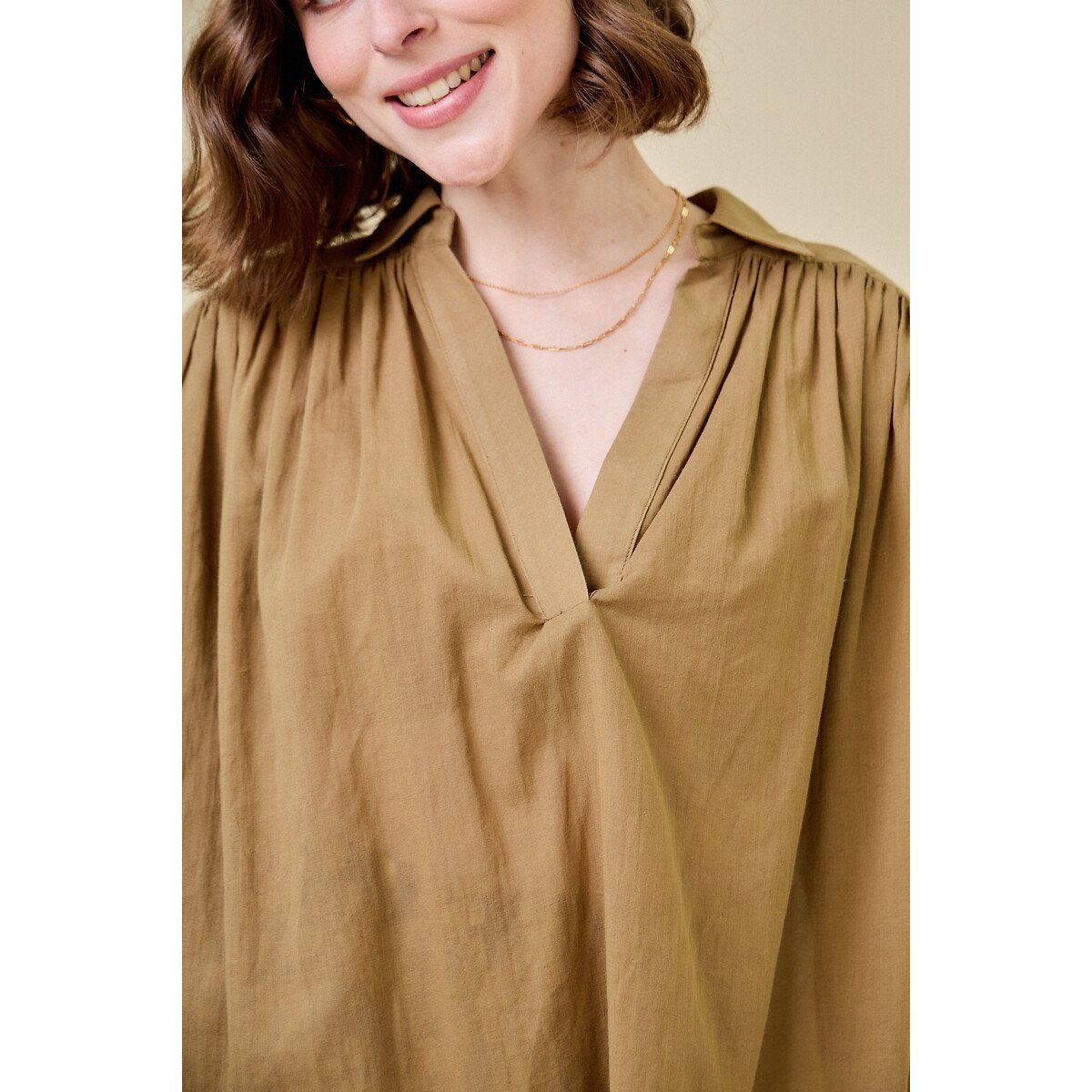 Blusa ocre CAPRI