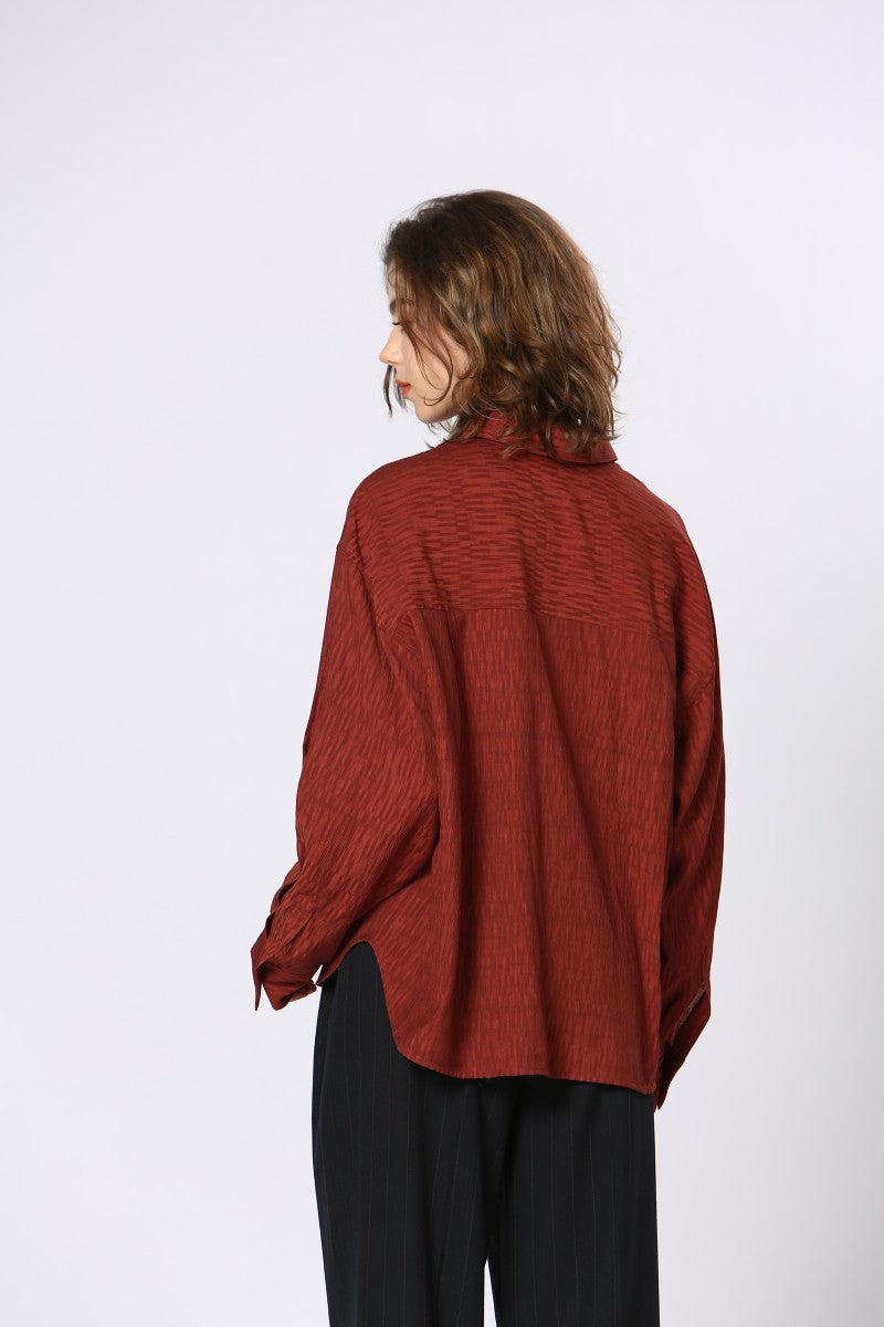 Camisa granate BASILIA