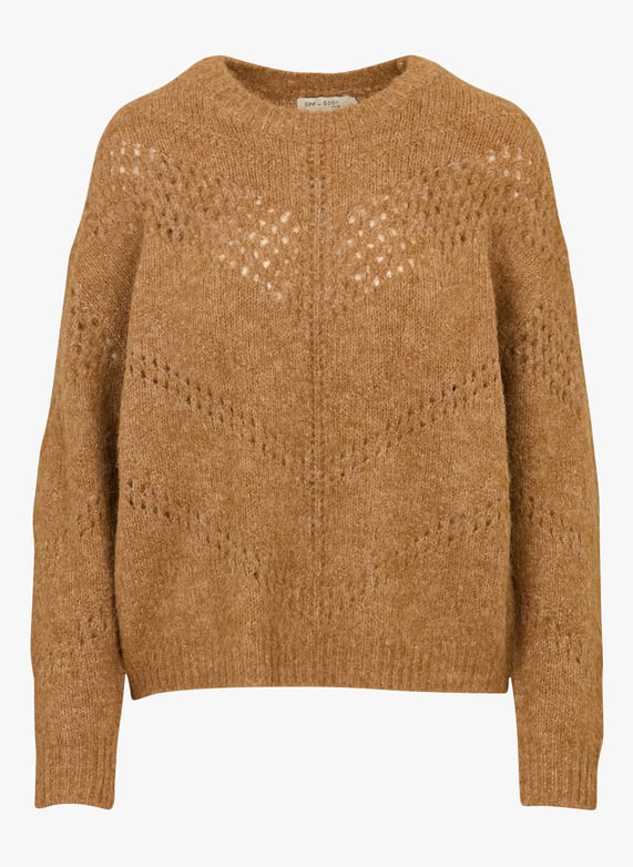 Jersey calado marrón VIRI