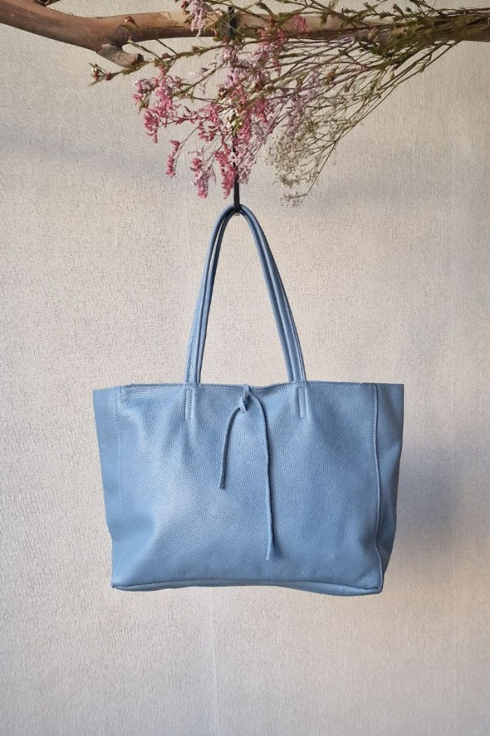 Bolso shopper BROOKLYN azul cielo