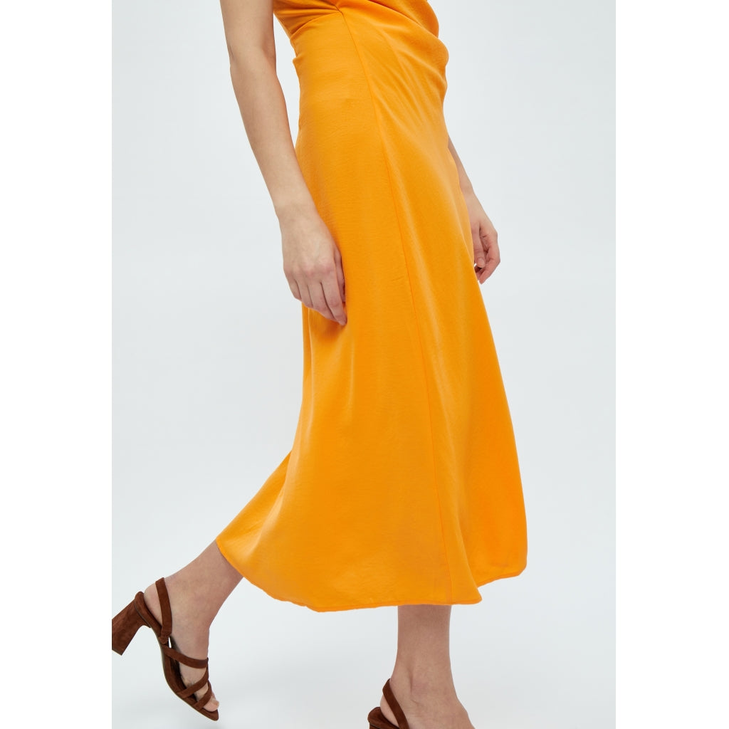 Vestido nudo ELEONORA naranja