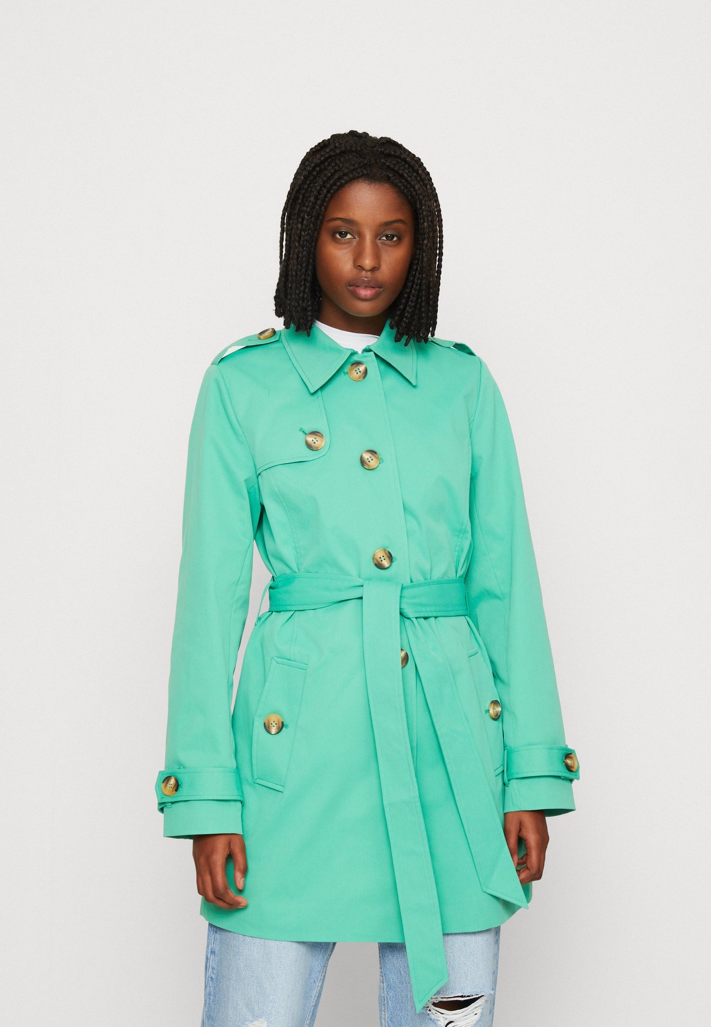 Gabardina verde EMILY
