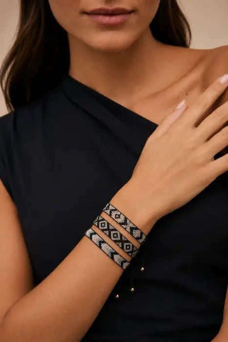 Pulsera Cordón Boho Trío - Único