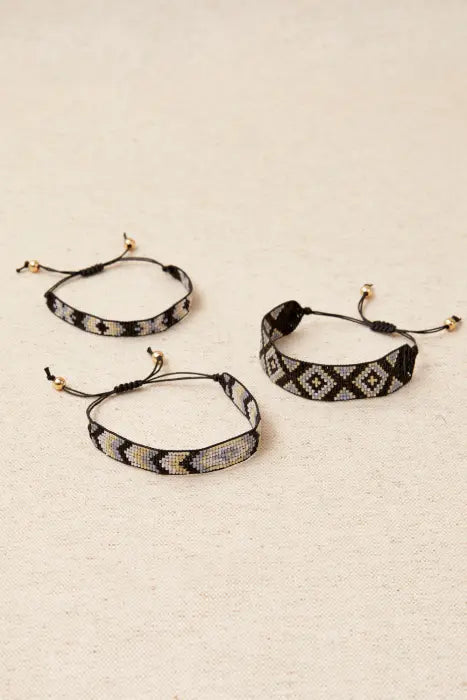 Pulsera Cordón Boho Trío - Único