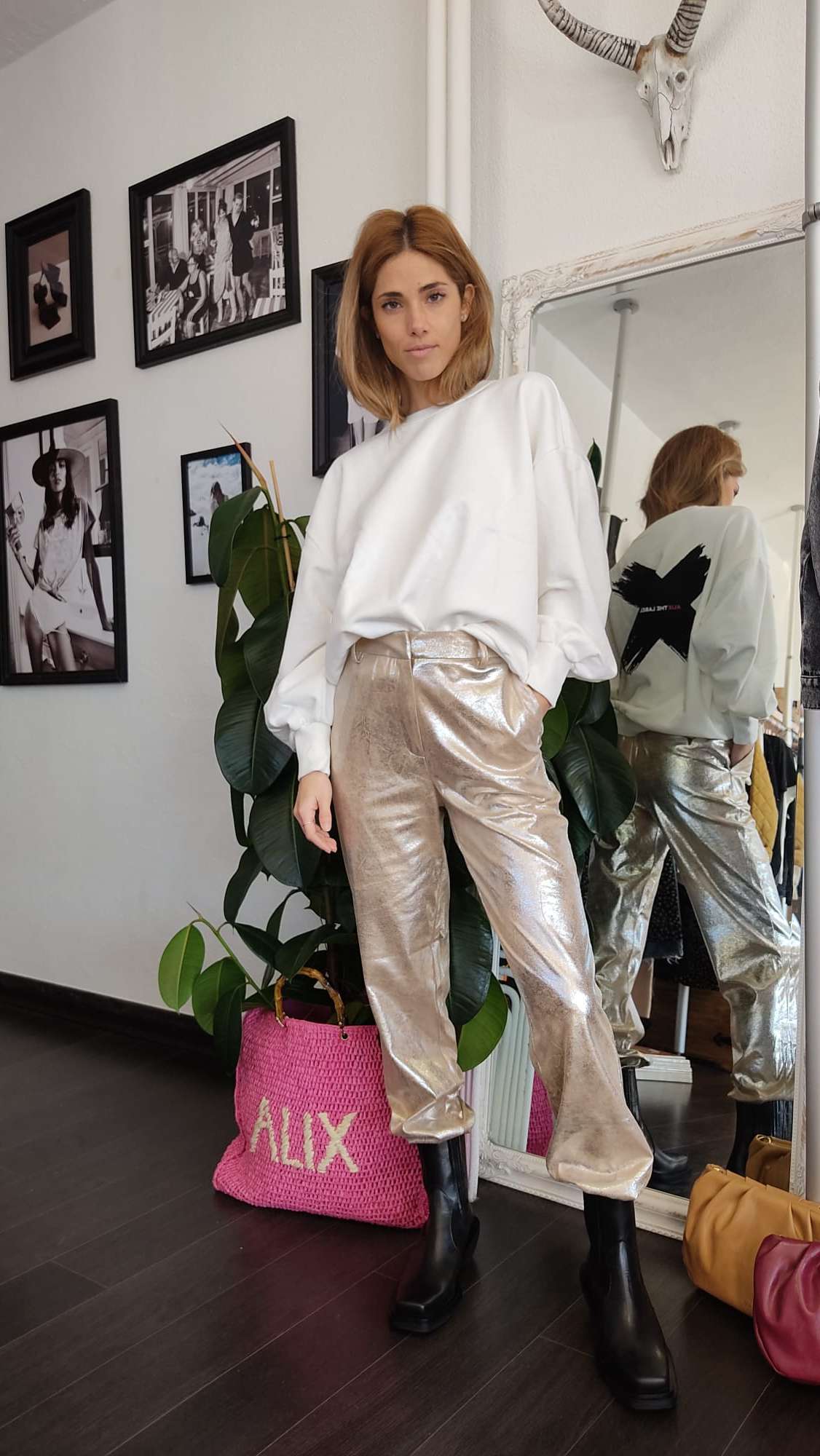 Pantalones dorados CHARLIZE
