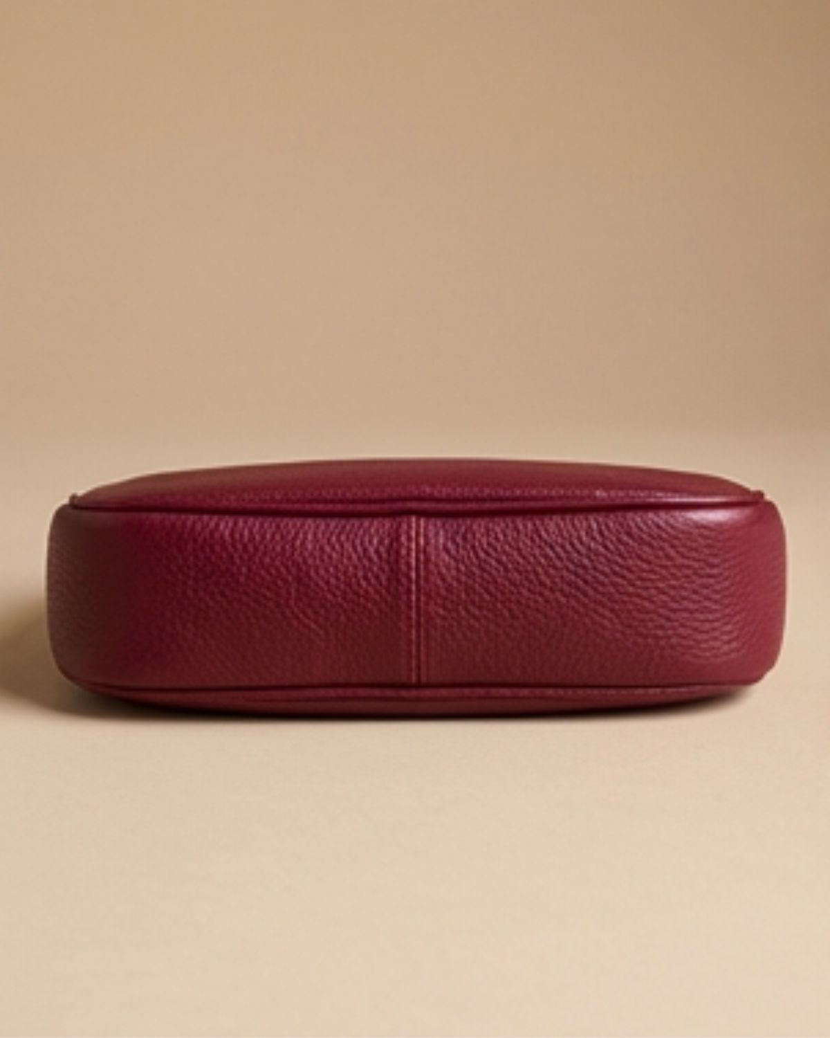 Bolso piel granate MINIMAL