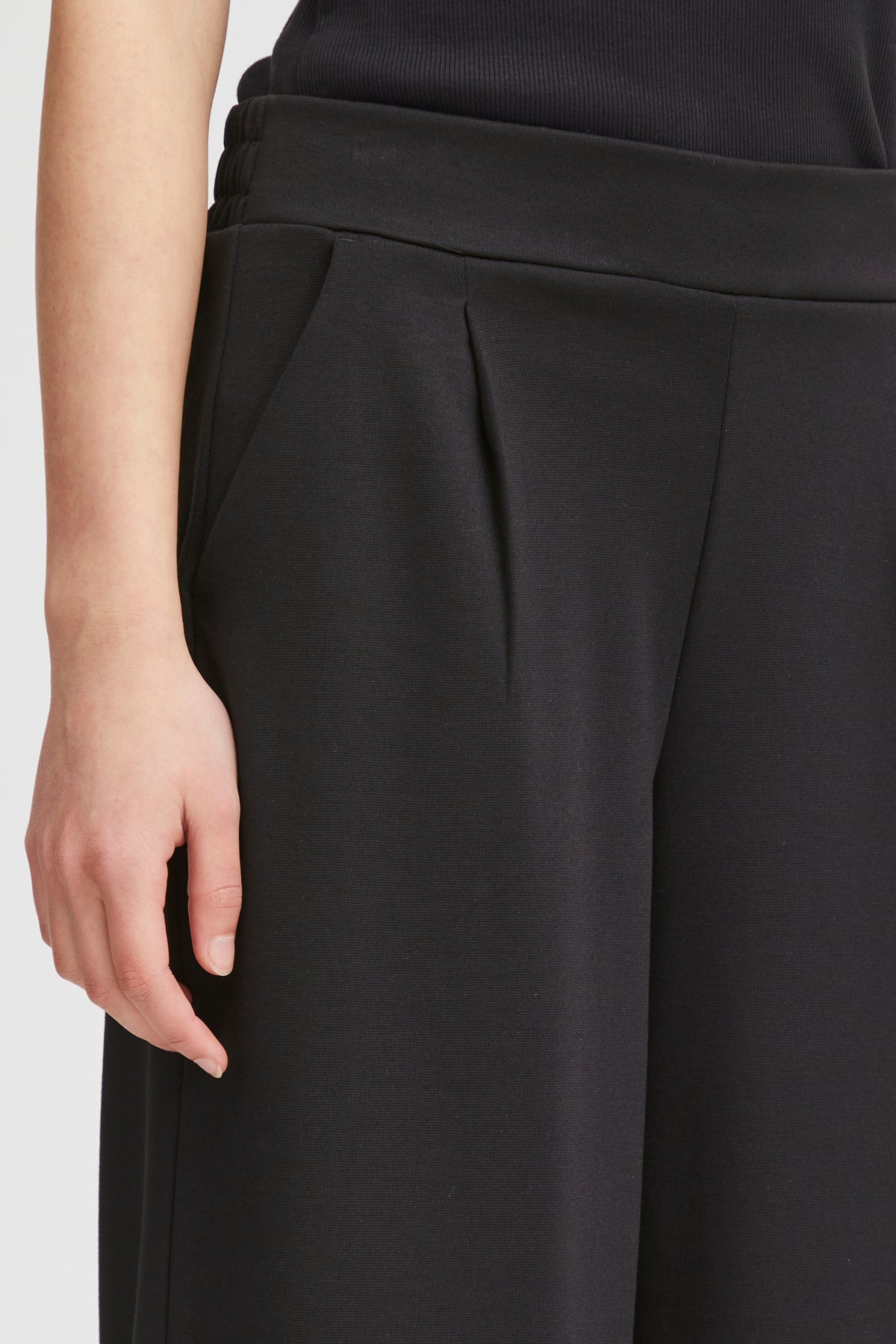 Pantalón wide leg negro RIVERA