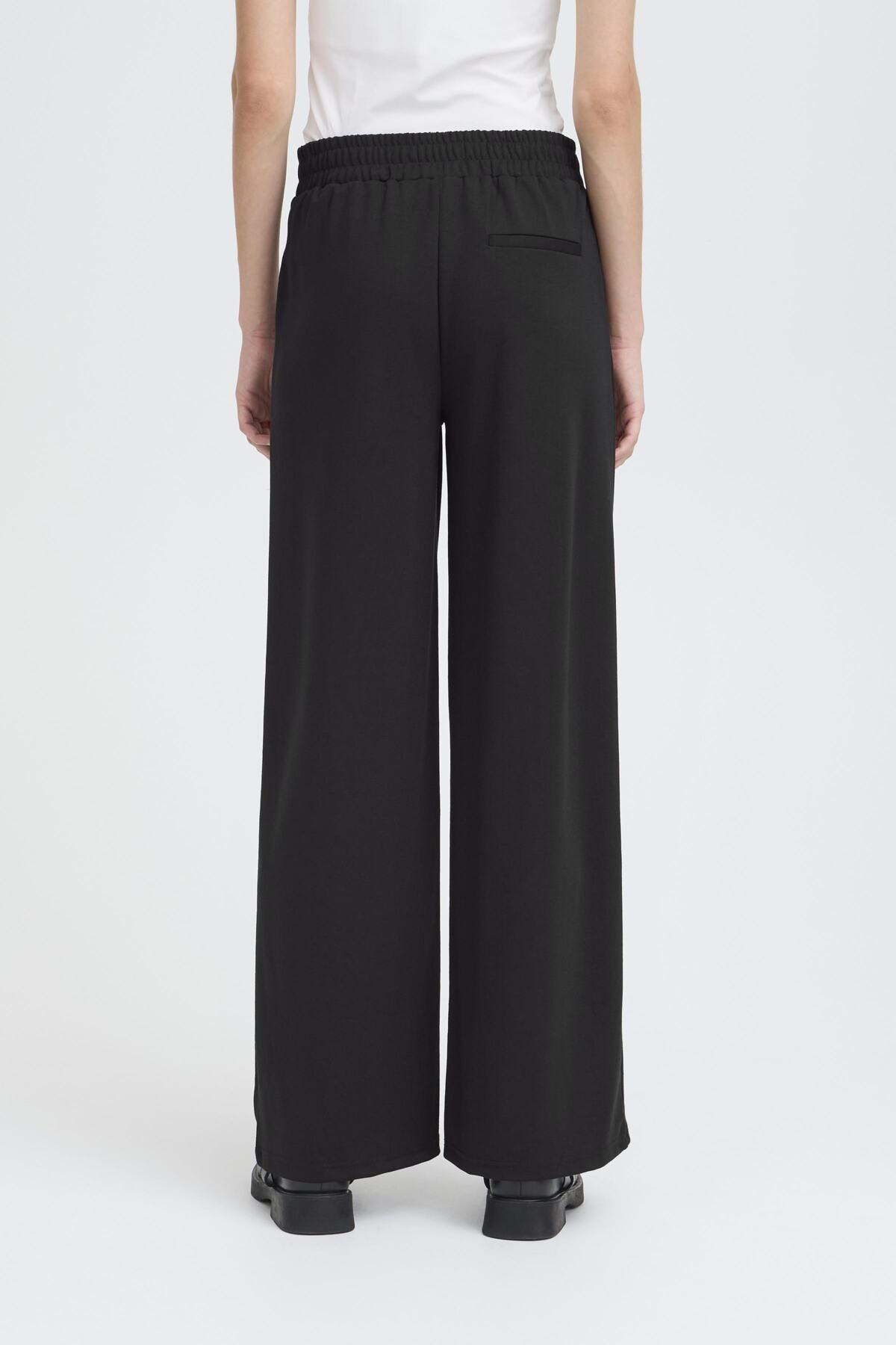 Pantalón wide leg negro BONNIE