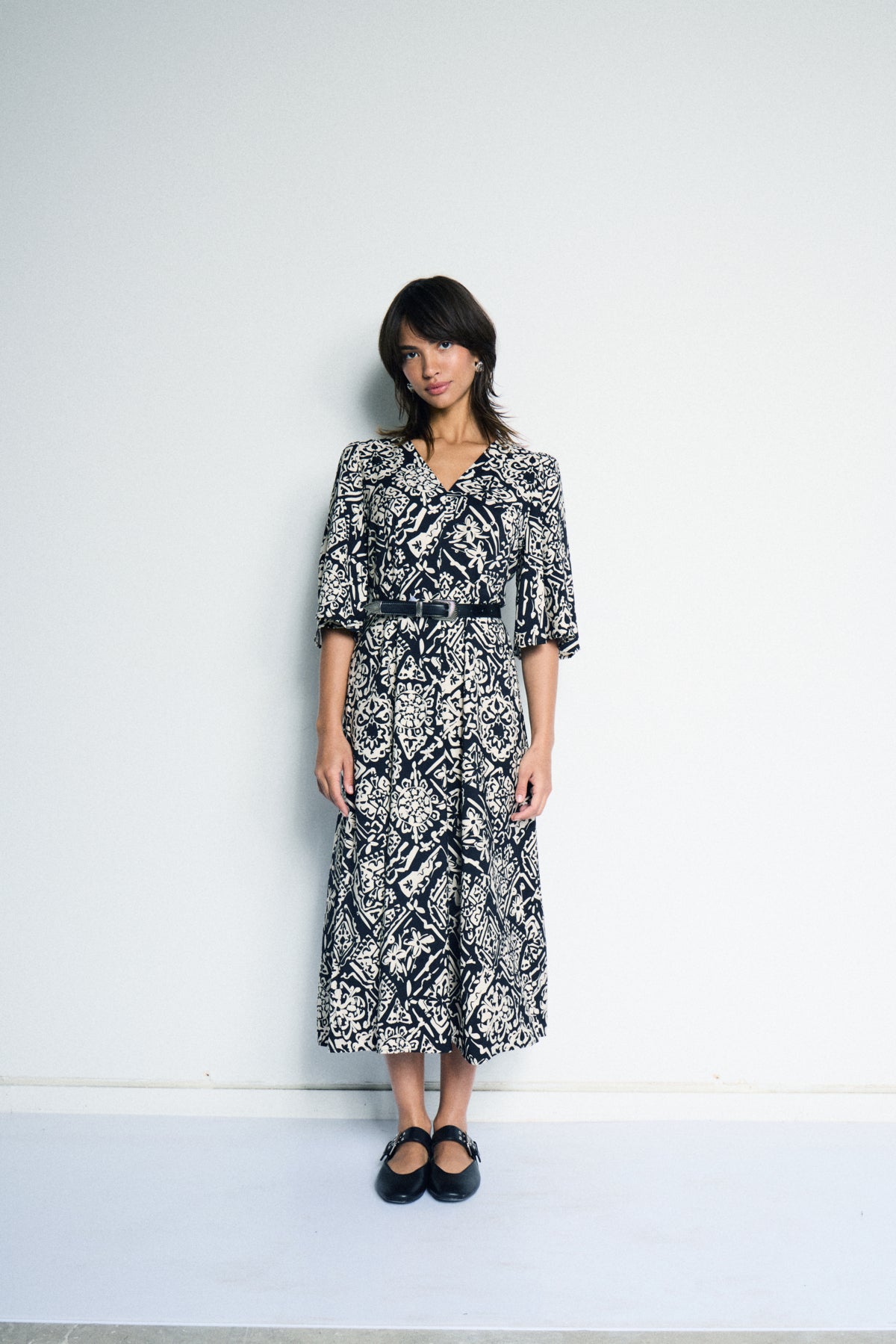 Vestido estampado DINA