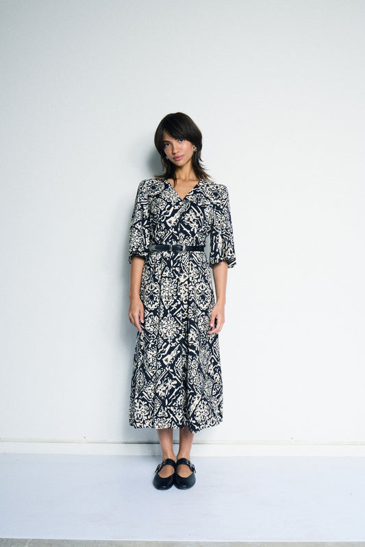 Vestido estampado DINA
