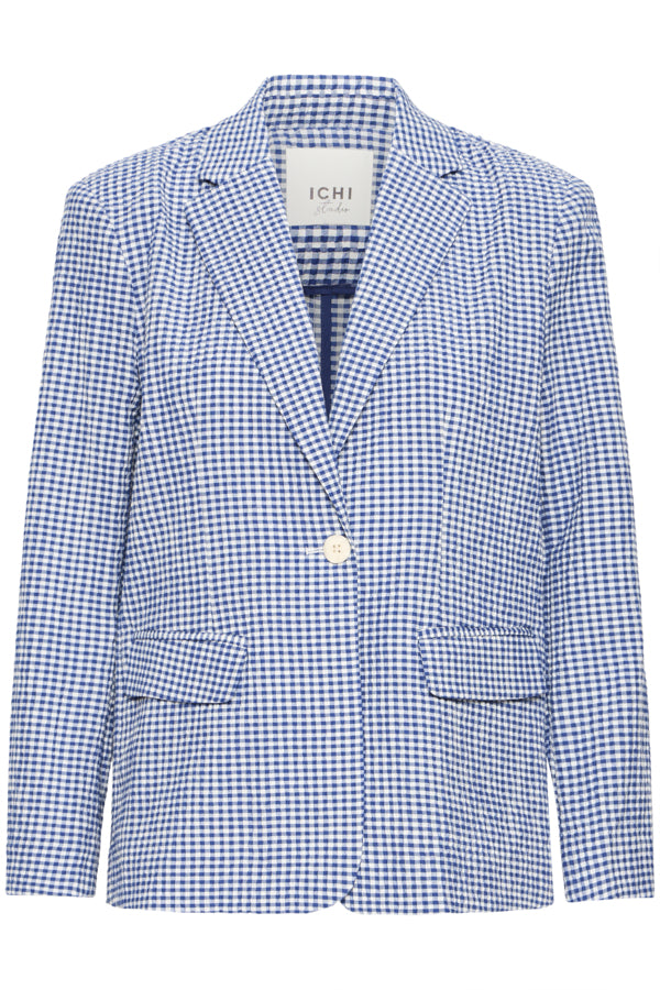 Blazer de cuadro vichy DILMA