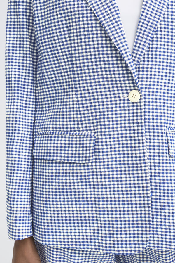 Blazer de cuadro vichy DILMA