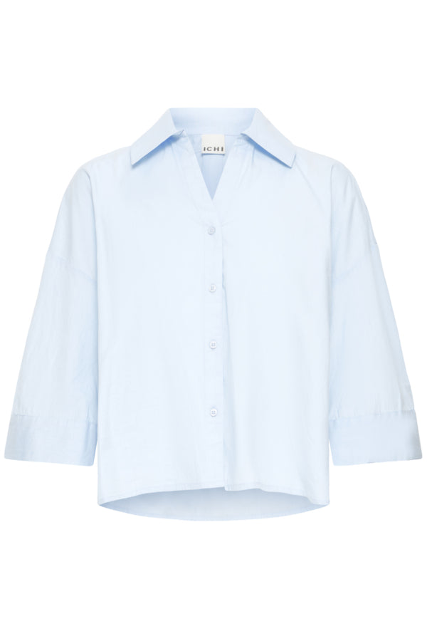 Camisa azul de manga ancha 3/4 DUANNE