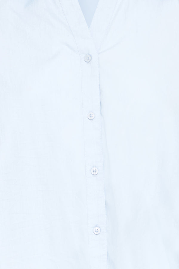 Camisa azul de manga ancha 3/4 DUANNE