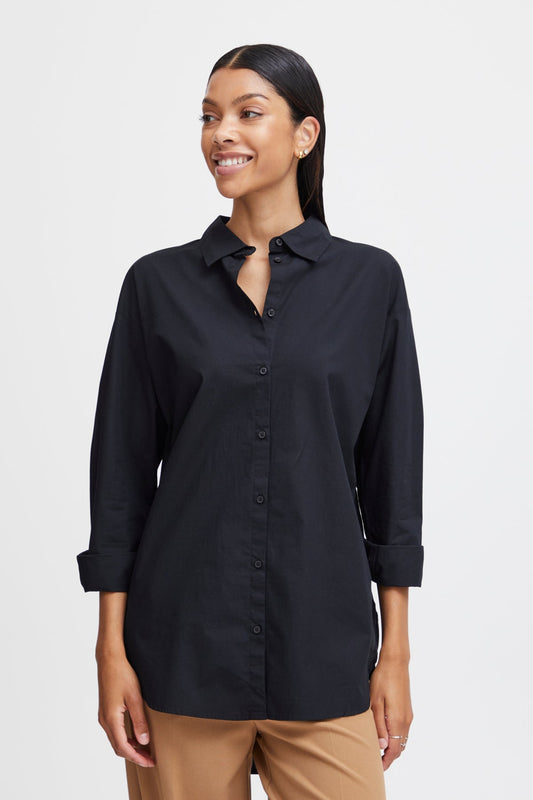Camisa negra JOURDAN