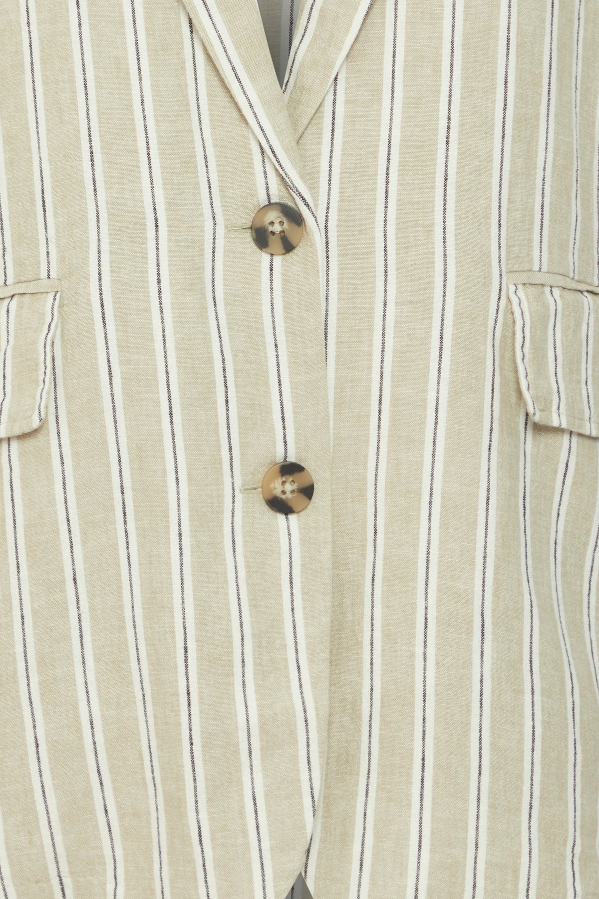Blazer de lino a rayas MARTA